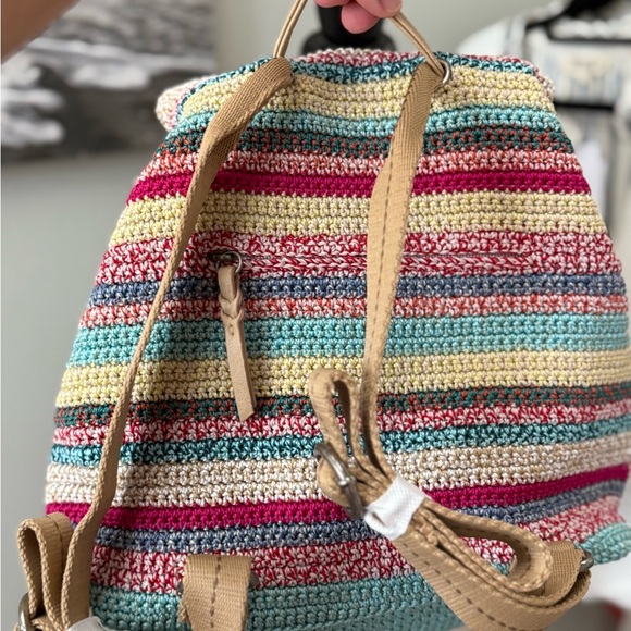 NWT The Sak Sayulita Crochet Backpack - Picture 2 of 9